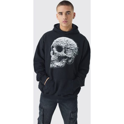 Sudadera Oversize Con Capucha Y Estampado Gráfico De Calavera - boohoo - Modalova