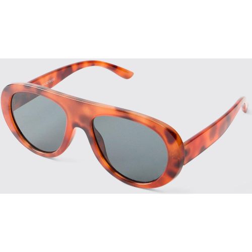 Gafas De Sol Retro De Carey, Brown - boohoo - Modalova