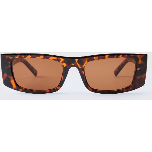 Gafas De Sol Rectangulares De Plástico Carey - boohoo - Modalova