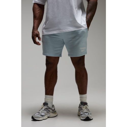 Pantaloncini comodi Man Active da 22 cm con fondo grezzo - boohoo - Modalova