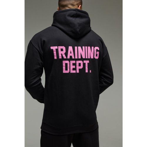 Sudadera Man Active Oversize Con Capucha Y Estampado Training Dept - boohoo - Modalova