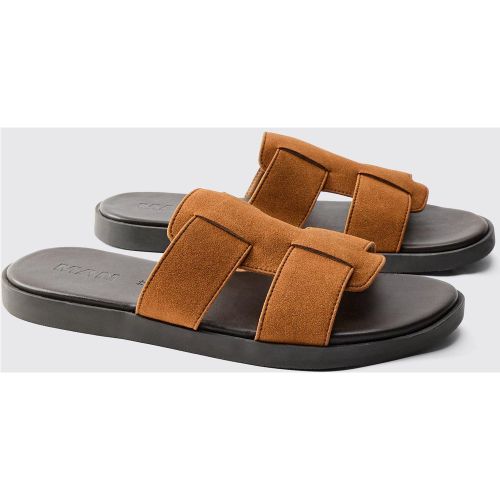 Sandali in pelle sintetica intrecciata - boohoo - Modalova