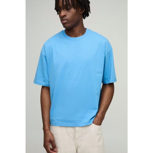 Camiseta Básica Oversize Recta Con Cuello De Caja - boohoo - Modalova
