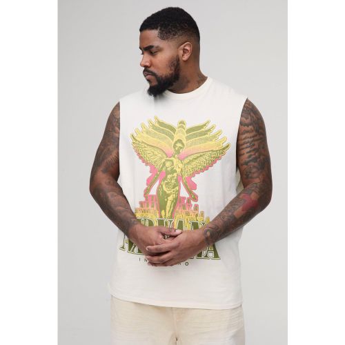 Canotta Plus Size con stampa ufficiale Nirvana - boohoo - Modalova