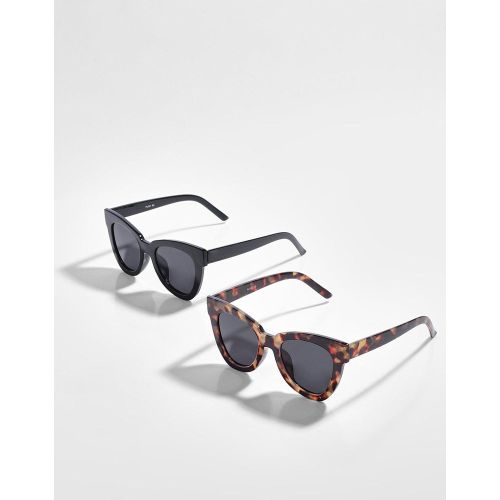 Pack De 2 Gafas De Sol Oversize Gruesas - boohoo - Modalova