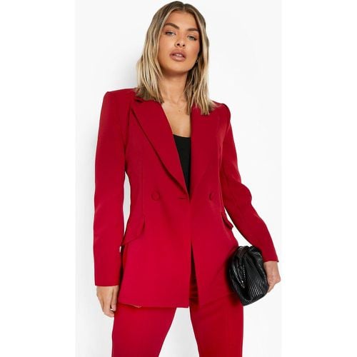 Blazer sartoriale sagomato con scollo profondo - boohoo - Modalova