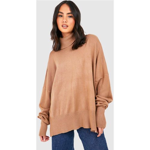 Jersey Oversize De Punto Con Cuello De Cisne - boohoo - Modalova