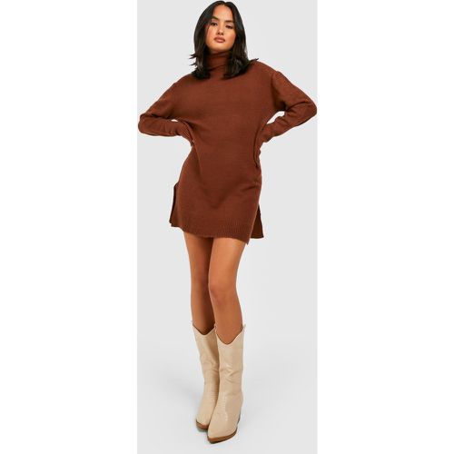 Vestido Jersey Oversize De Cuello Vuelto - boohoo - Modalova