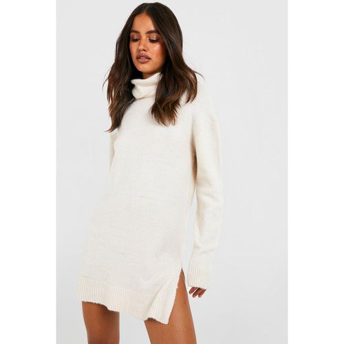 Vestido Jersey Oversize De Cuello Vuelto - boohoo - Modalova