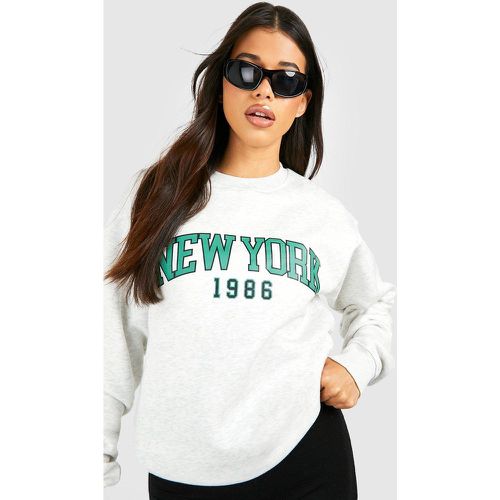 Sudadera Tall Con Estampado De New York - boohoo - Modalova