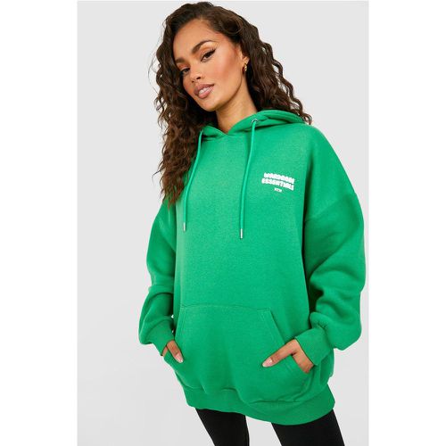 Sudadera Con Capucha Y Estampado Wardrobe Essentials - boohoo - Modalova