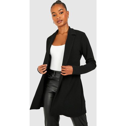 Blazer lungo Tall Basic sagomato in jersey - boohoo - Modalova