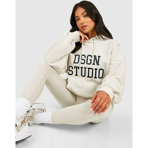 Chándal Petite De Leggings Y Sudadera Con Capucha Y Estampado Dsgn Studio - boohoo - Modalova