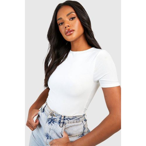 T-shirt seducente su due livelli - boohoo - Modalova