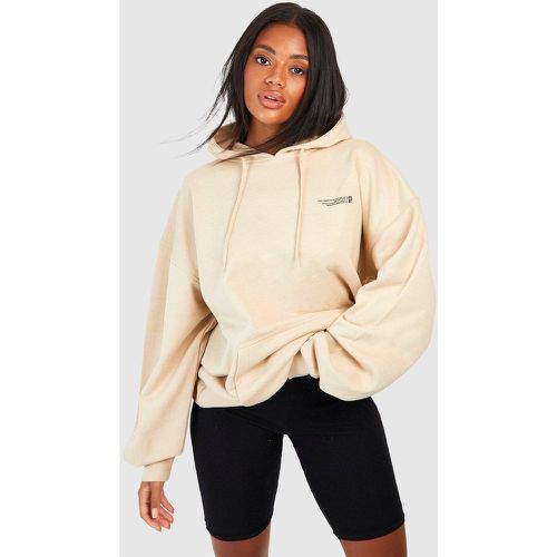 Sudadera Oversize Con Capucha Y Eslogan - boohoo - Modalova