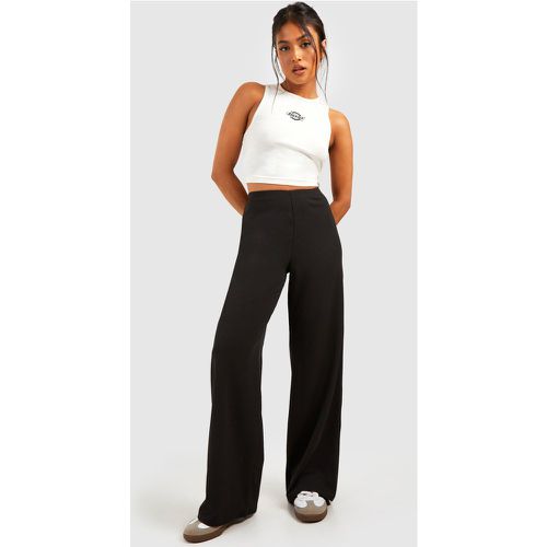 Pantalón Petite De Pernera Ancha Elástico - boohoo - Modalova