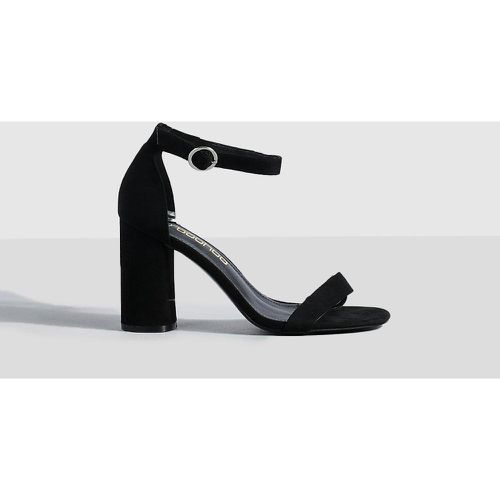 Tacones Minimalistas De 2 Partes Con Tacón Redondo - boohoo - Modalova