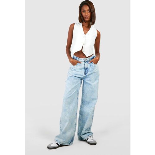 Jeans dritti Basic, Azzurro - boohoo - Modalova