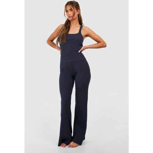 Pantalón De Campana De Canalé Premium - boohoo - Modalova