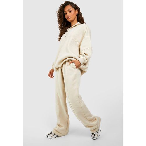 Pantaloni tuta dritti con cuciture - boohoo - Modalova