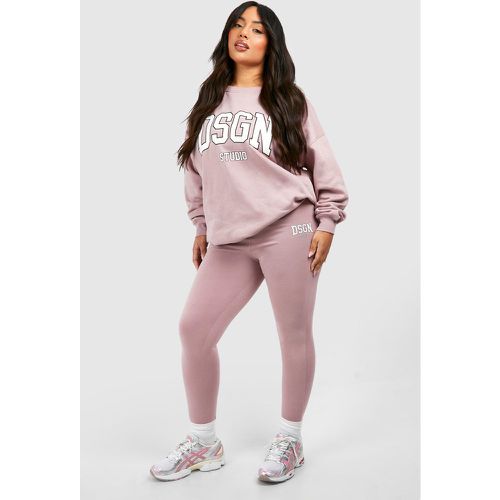 Chándal Plus Con Leggings Y Eslogan Dsgn Studio - boohoo - Modalova