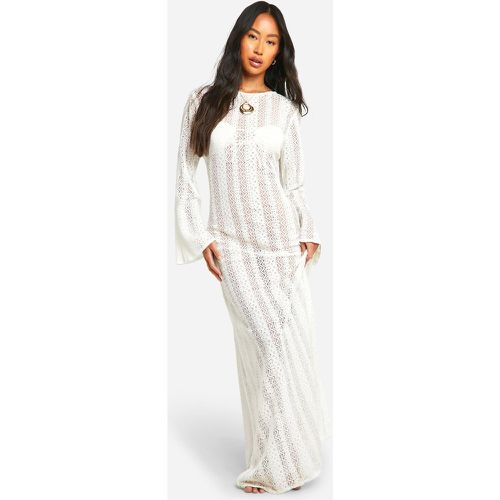 Crochet Tie Beach Maxi Dress - boohoo - Modalova