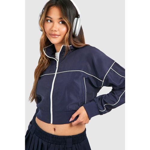 Chaqueta Crop Con Detalle En Contraste - boohoo - Modalova