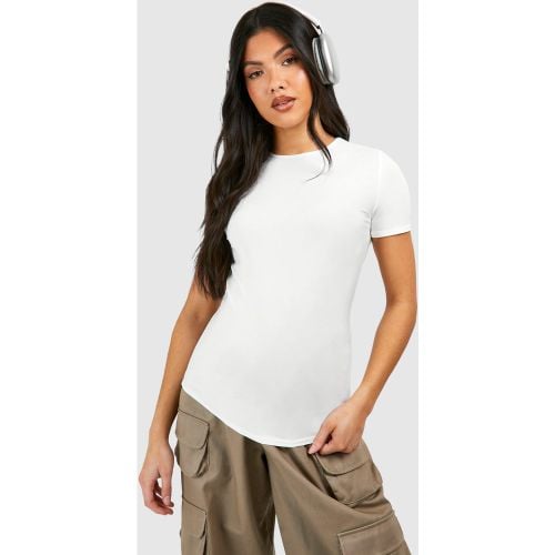 Camiseta Premamá Suave Con Cuello De Caja - boohoo - Modalova