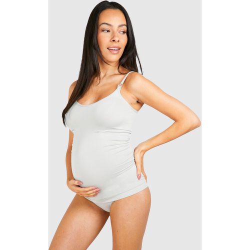 Conjunto Premamá De Lactancia Sin Costuras Con Braguita Y Camisola - boohoo - Modalova