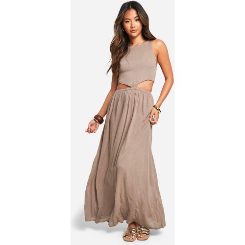 Cheesecloth Cut Out Maxi Dress - boohoo - Modalova