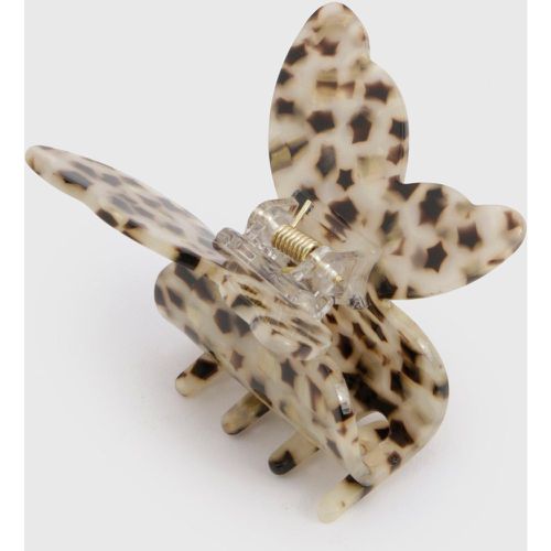 Tortoise Shell Butterfly Claw Clip - boohoo - Modalova
