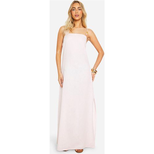 Vestido Maxi Con Tira De Corazón Y Cuentas - boohoo - Modalova