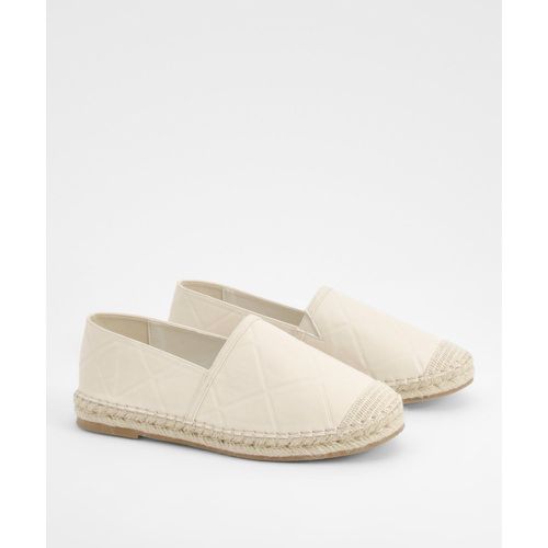 Wide Fit Embossed Espadrilles - boohoo - Modalova