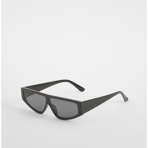 Black Angled Sunglasses, Negro - boohoo - Modalova
