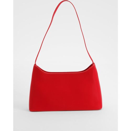 Structured Shoulder Bag, Rojo - boohoo - Modalova
