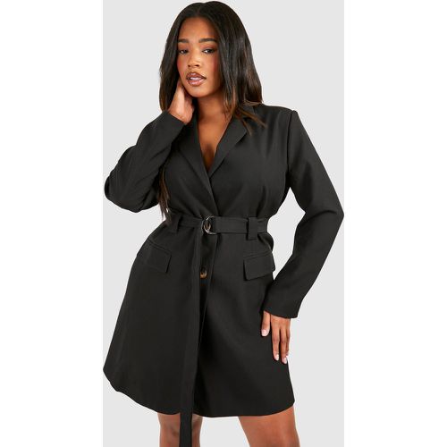 Vestito Blazer Plus Size stile Utility con anello a D - boohoo - Modalova