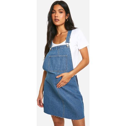 Vestito scamiciato Premaman in denim - boohoo - Modalova