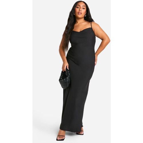 Vestito maxi Plus Size con scollo a cappuccio - boohoo - Modalova