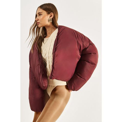 Chaqueta Acolchada 2 En 1 Estilo Pañuelo - boohoo - Modalova