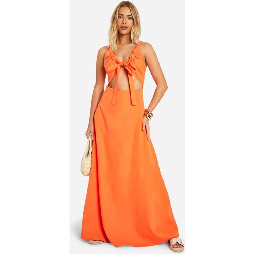 Cut Out Maxi Dress, Naranja - boohoo - Modalova
