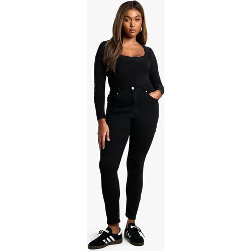 Jeans Plus Size Skinny Fit a vita alta - boohoo - Modalova