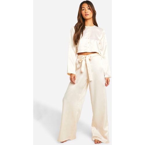 Set camicia & pantaloni da sposa - boohoo - Modalova