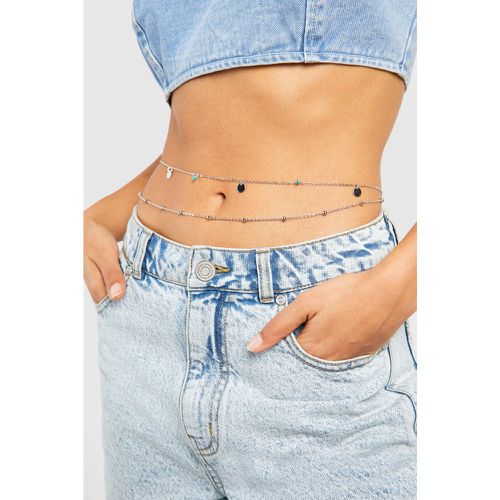 Silver Double Layered 2 Pack Belly Chain - boohoo - Modalova