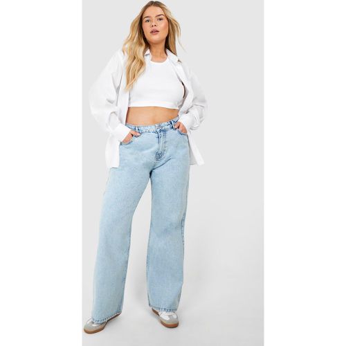 Jeans Plus Size in taglio maschile - boohoo - Modalova