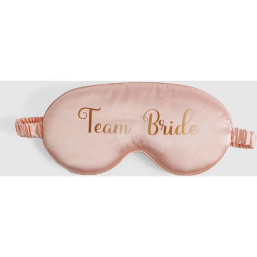 Team Bride Eye Mask, Pink - boohoo - Modalova