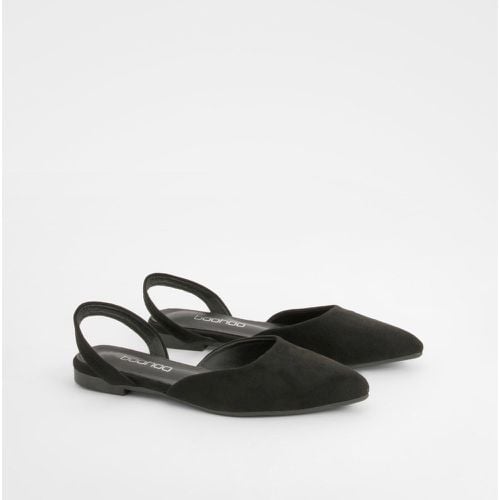 Scarpe basse slingback a punta - boohoo - Modalova