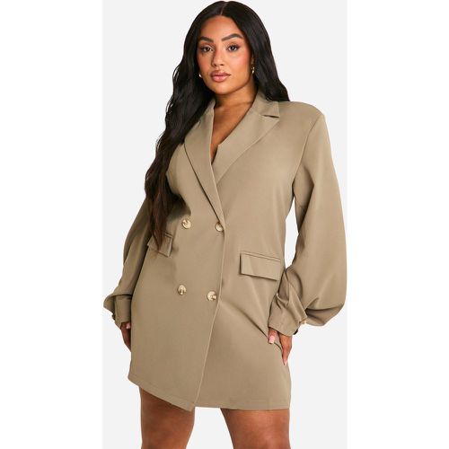 Vestito Blazer Plus Size oversize - boohoo - Modalova