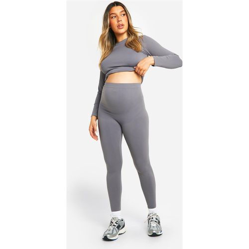 Legging Premaman super morbidi modellanti - boohoo - Modalova