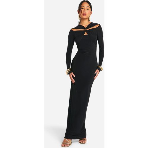 Vestito maxi con cut-out e finiture - boohoo - Modalova