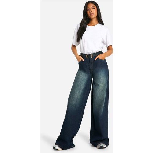 Jeans Tall a gamba ampia, Grigio - boohoo - Modalova